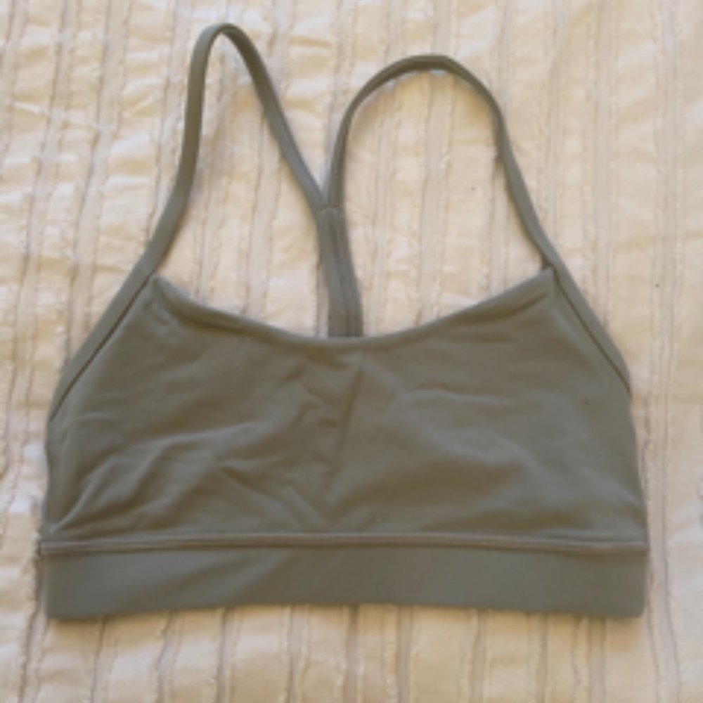 Lululemon jade sports bra; color Jade; size 0